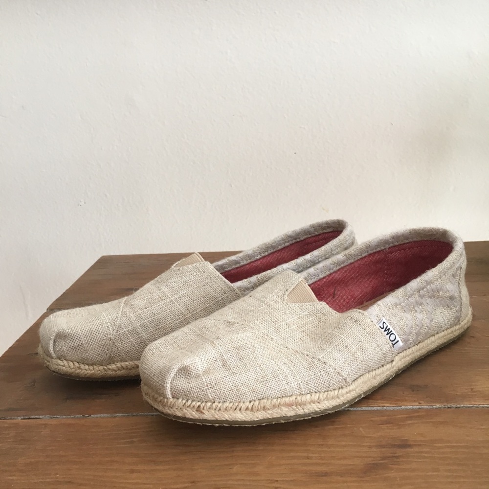 Toms shoes.
